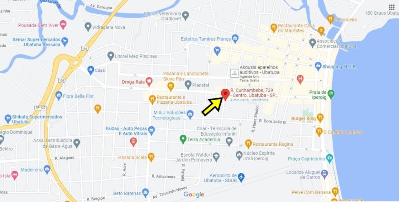 Apartamento Com Piscina No Centro Apartment Ubatuba Ngoại thất bức ảnh